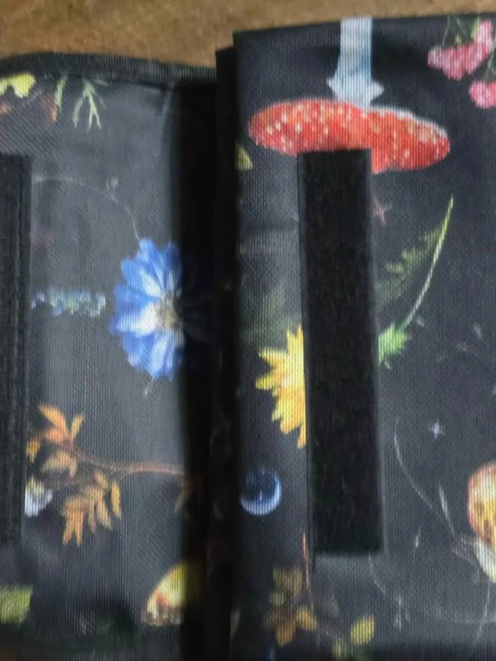 New Fairyloot Picnic Blanket with Carrying Handle Mushrooms, Moths, Flowers